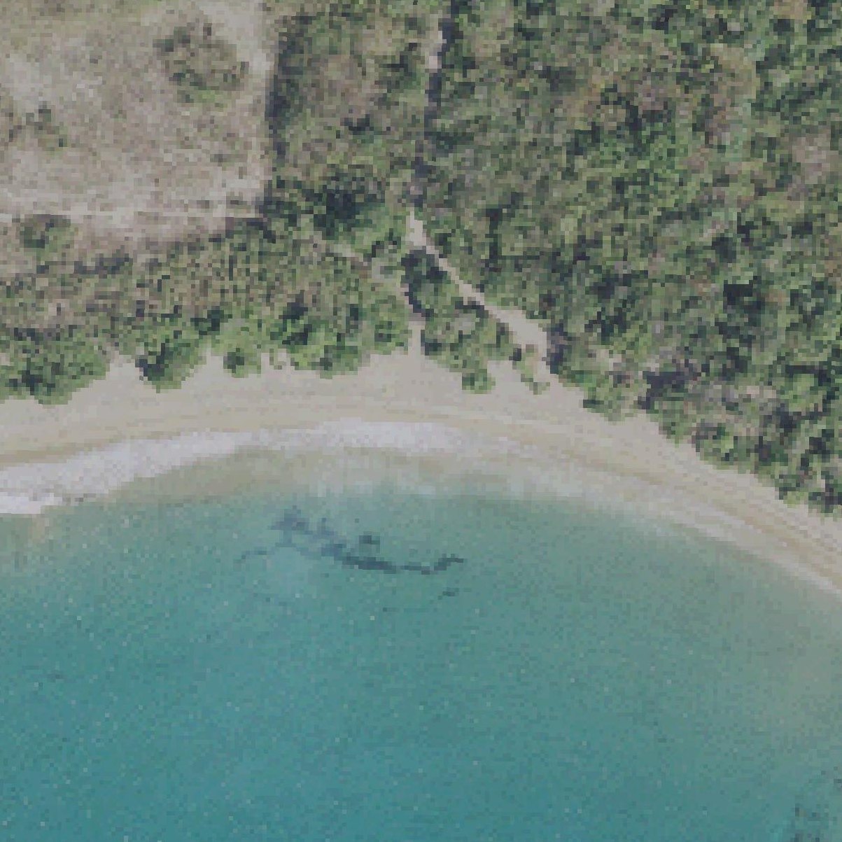 Aerial map of Los Limones Beach