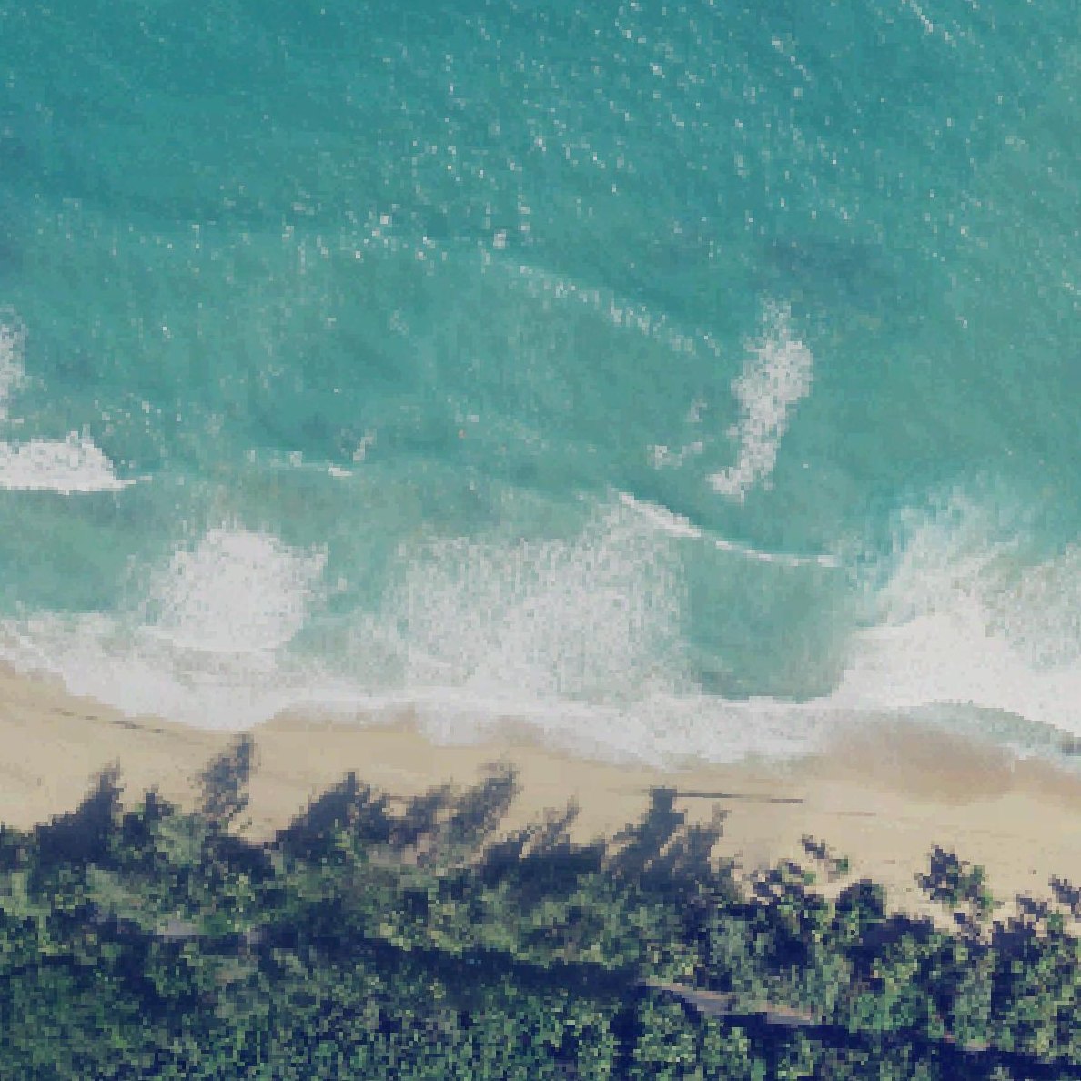 Aerial map of Los Marullos Beach