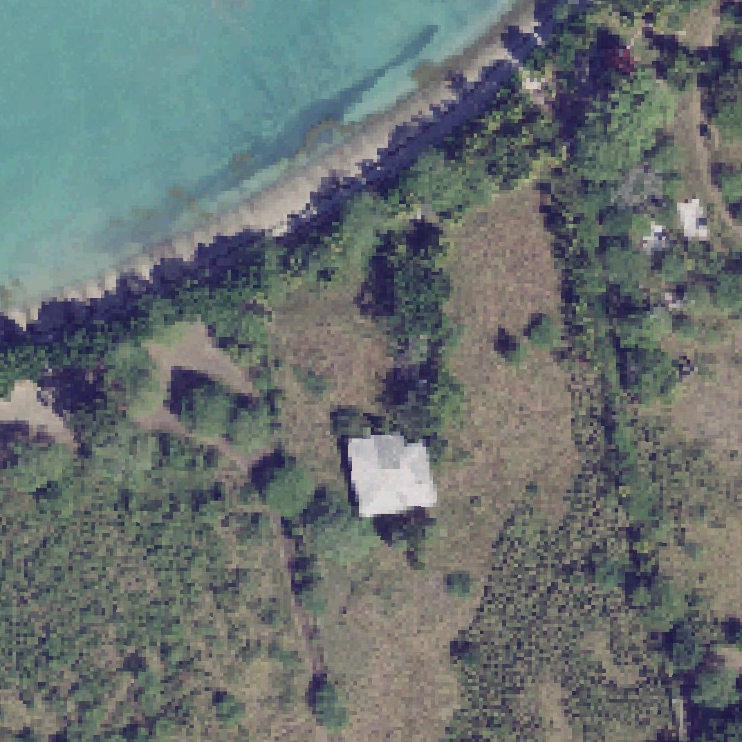 Aerial map of Los Pozos Beach
