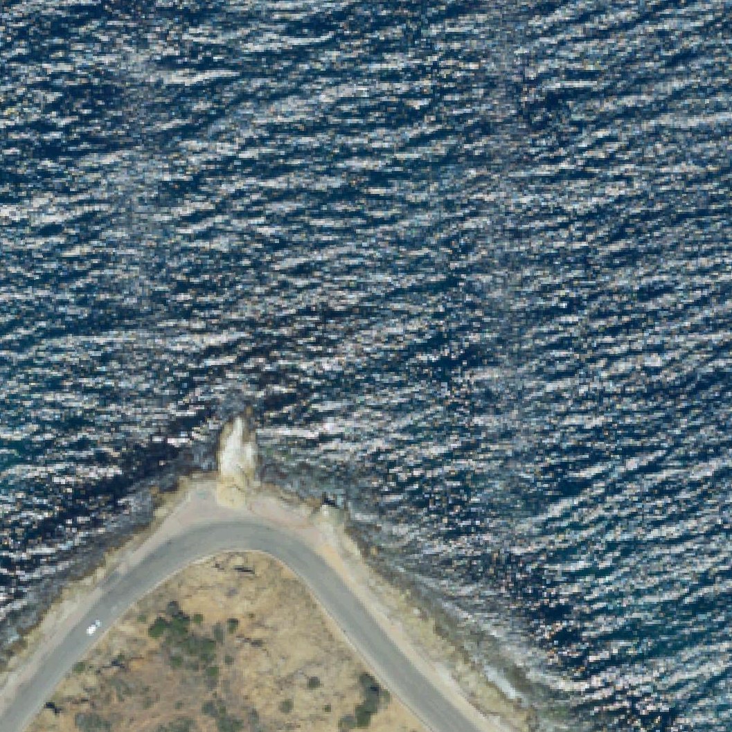 Aerial map of Lover's Cove Scenic Vista