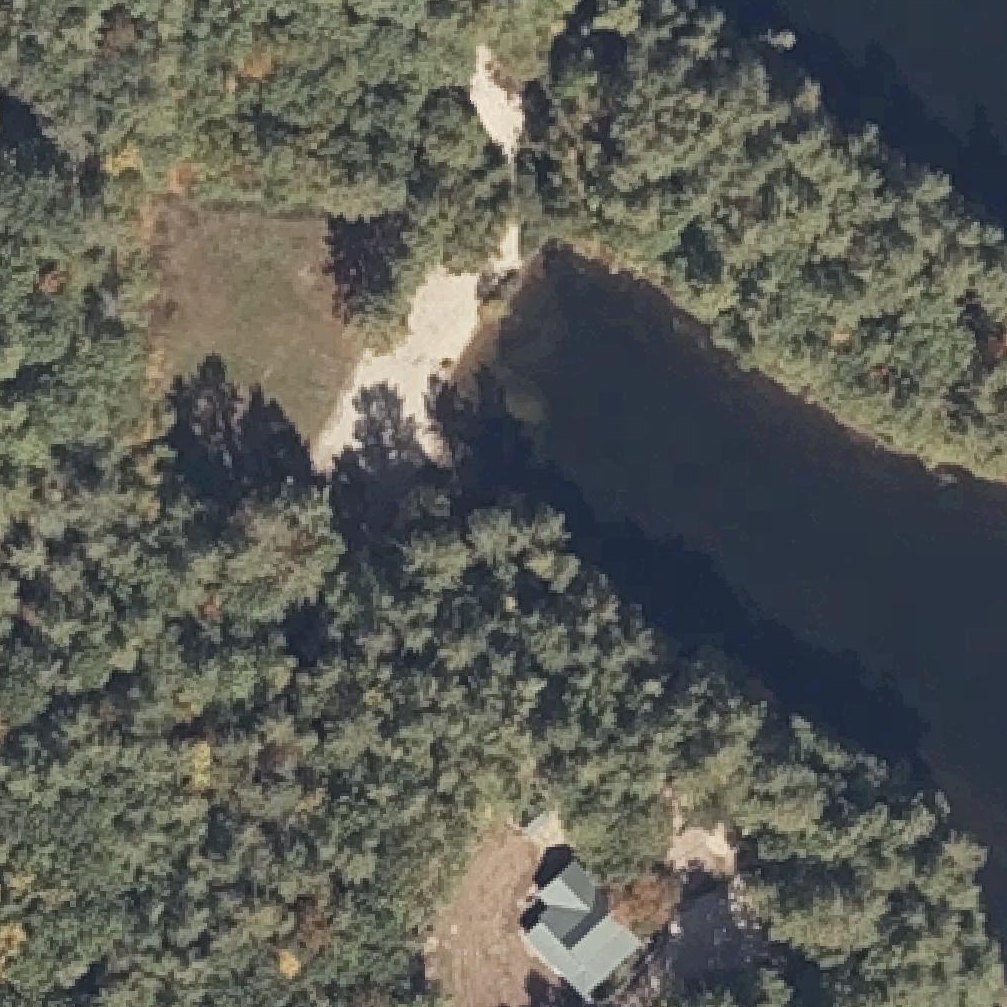 Aerial map of Lower Range Pond Beach
