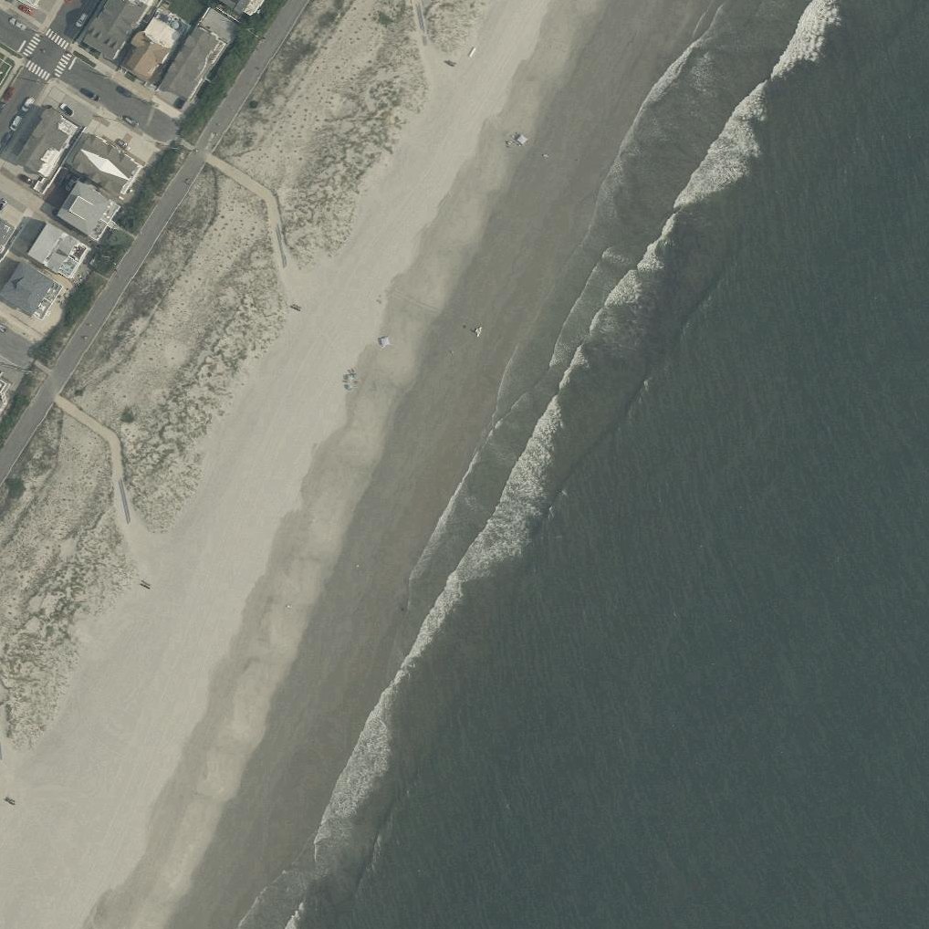 Aerial map of Ludlam Beach