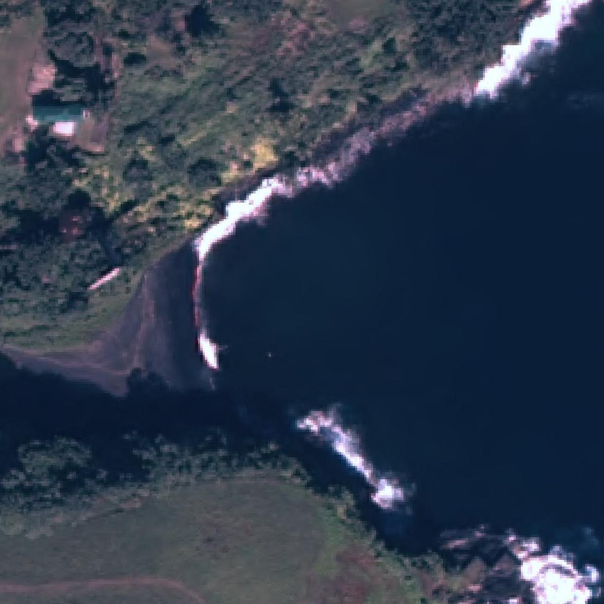 Aerial map of Lyman Bay