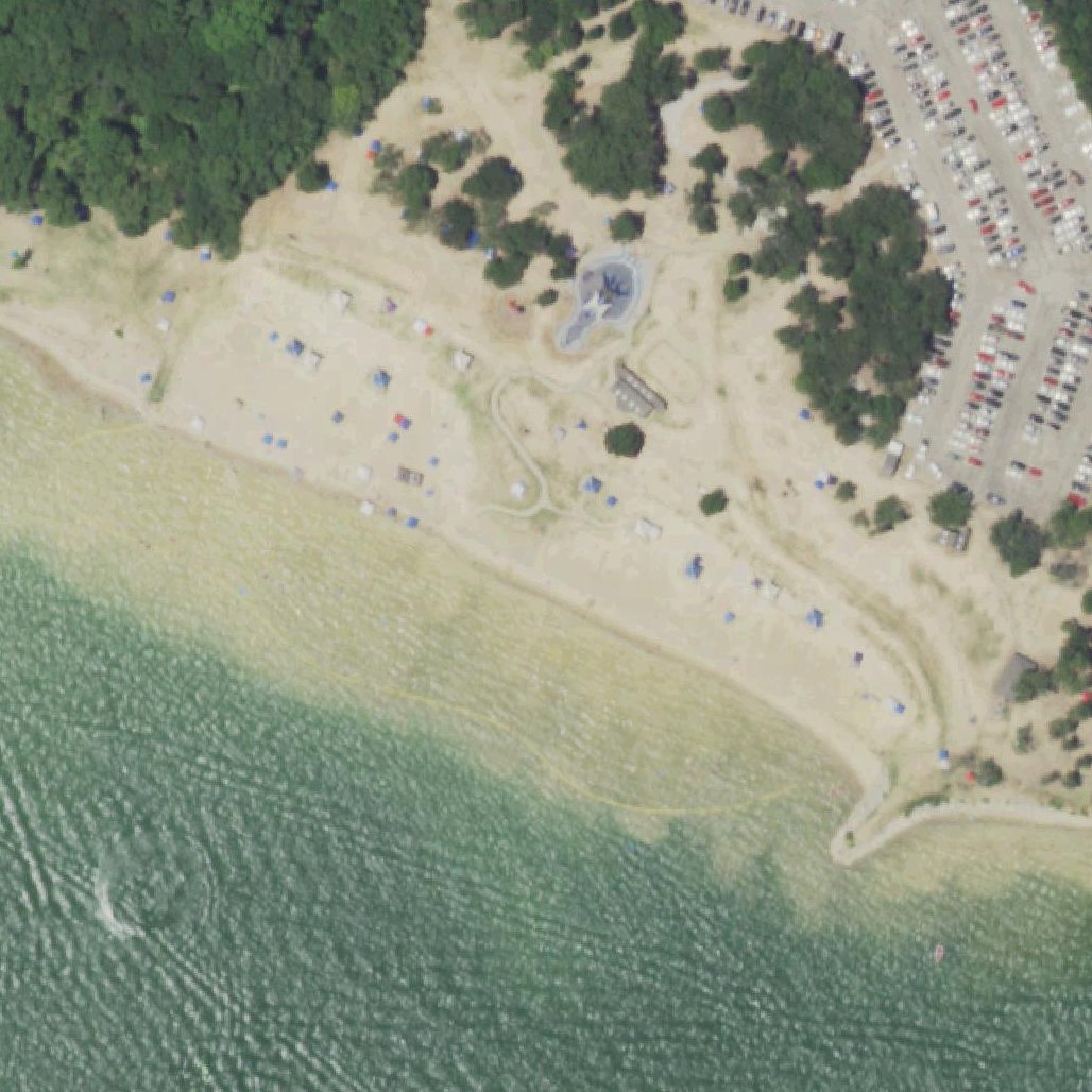 Aerial map of Lynn Creek Park Beach