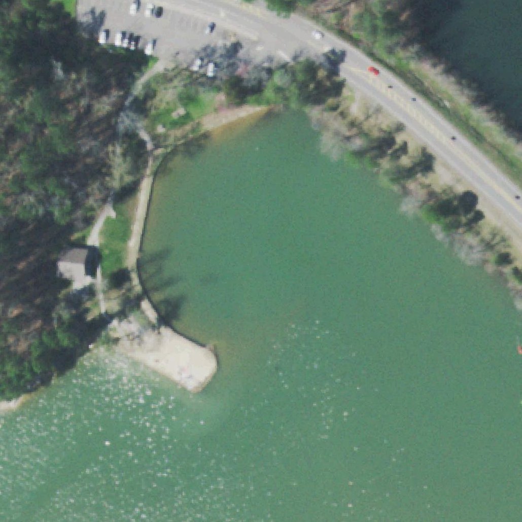 Aerial map of Mac Point Beach Recreation Area