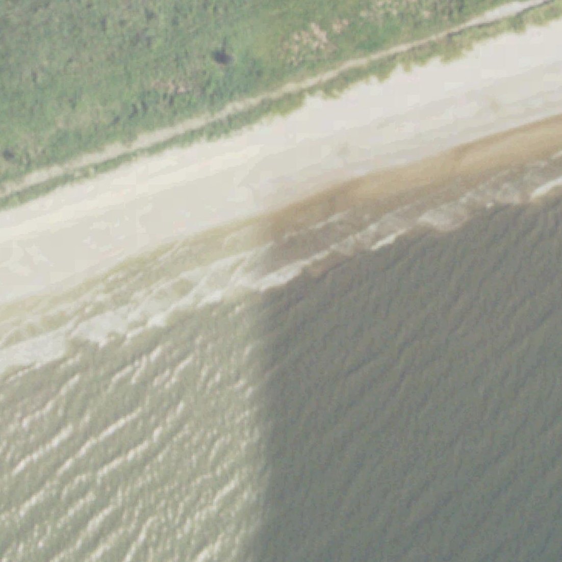 Aerial map of Macfadden Beach