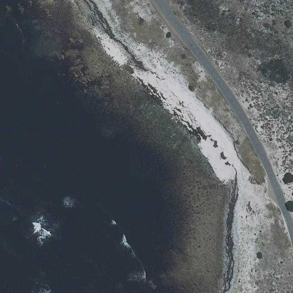 Aerial map of Maclear Beach