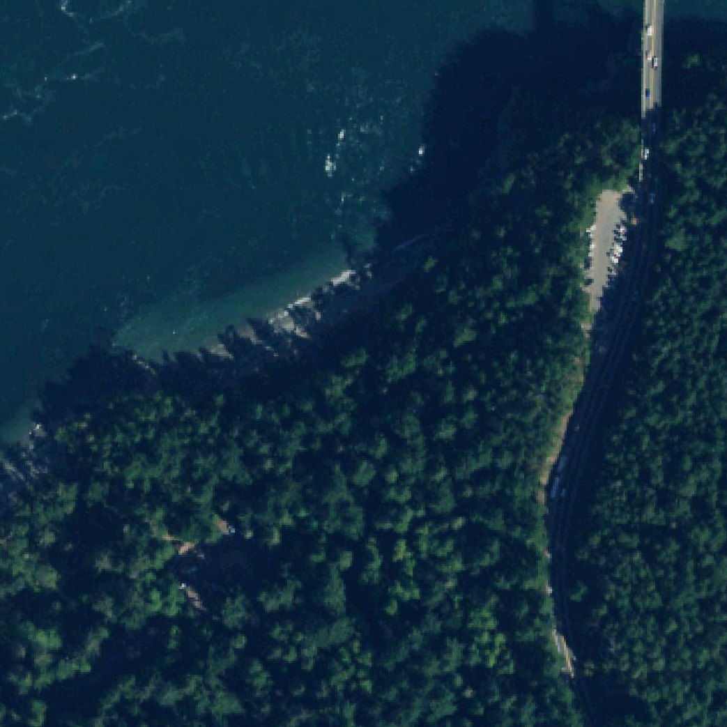 Aerial map of Macs cove