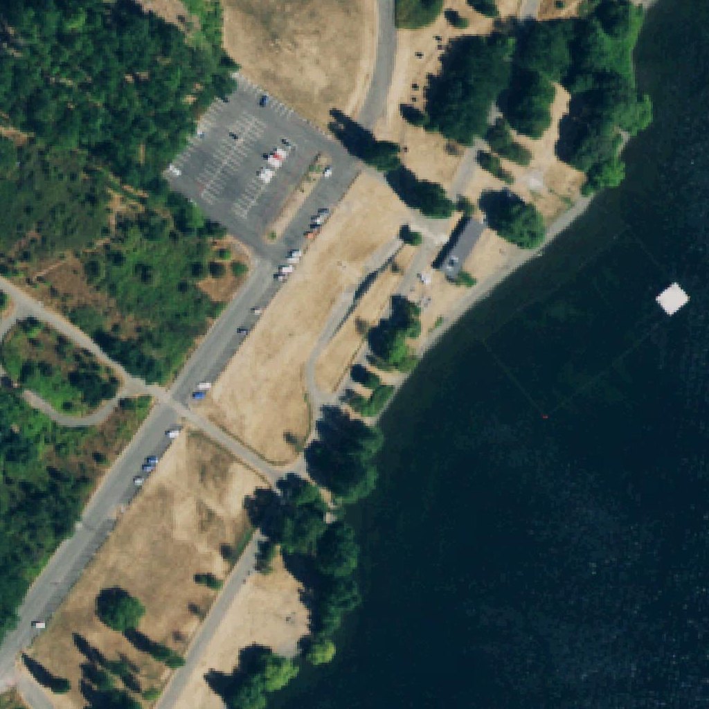 Aerial map of Magnuson Park Swimming Beach