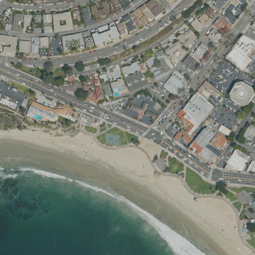 Aerial map of Main Beach