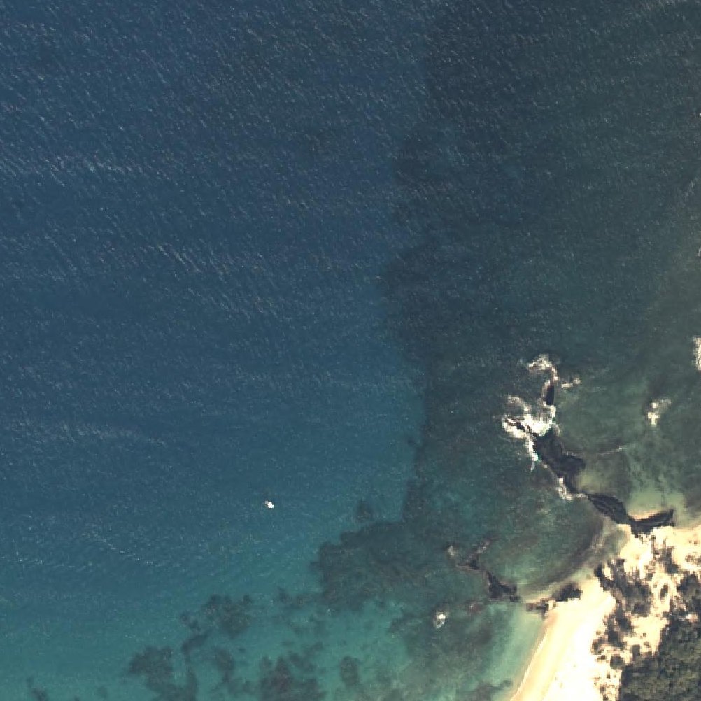 Aerial map of Makalawena Beach