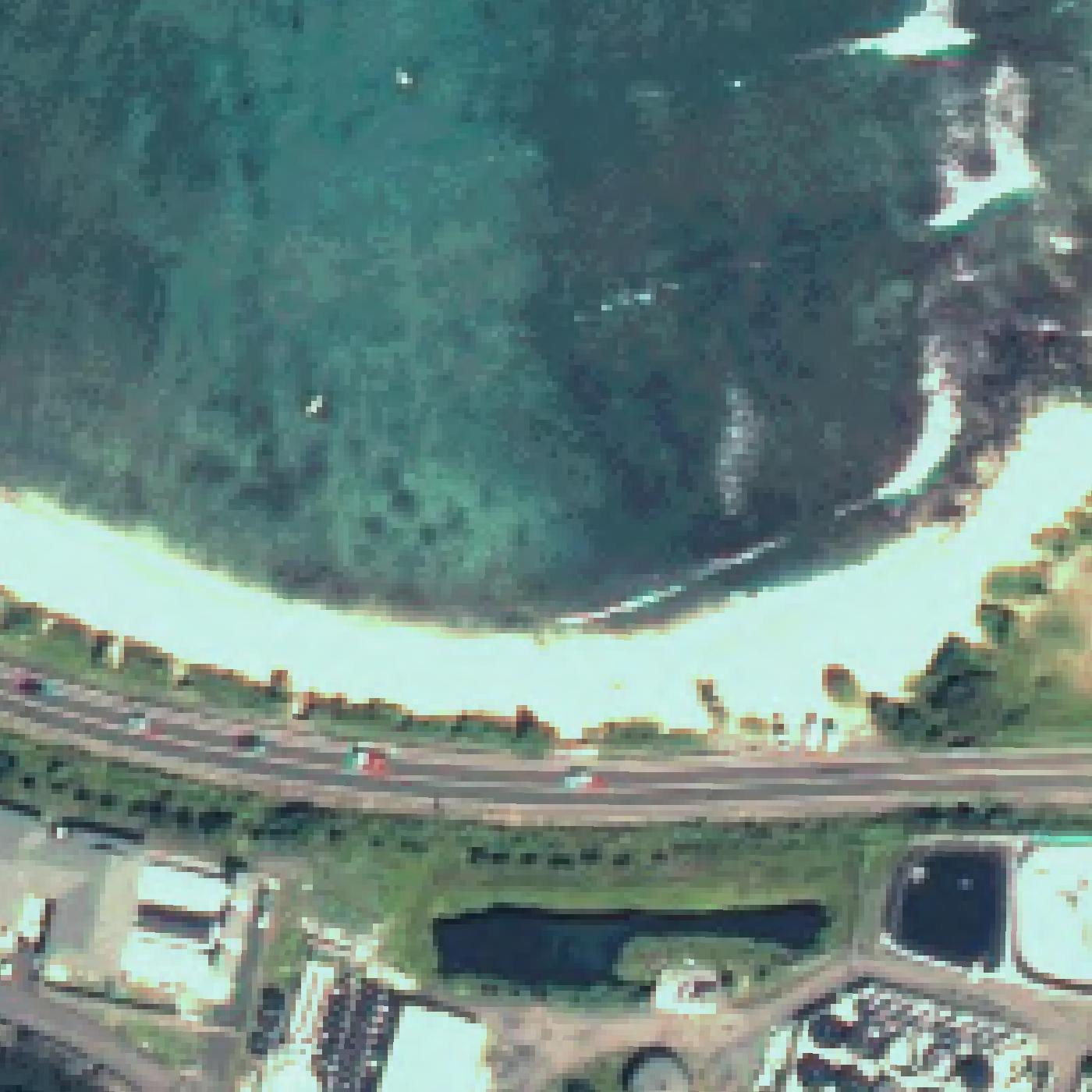 Aerial map of Makapu‘U Beach
