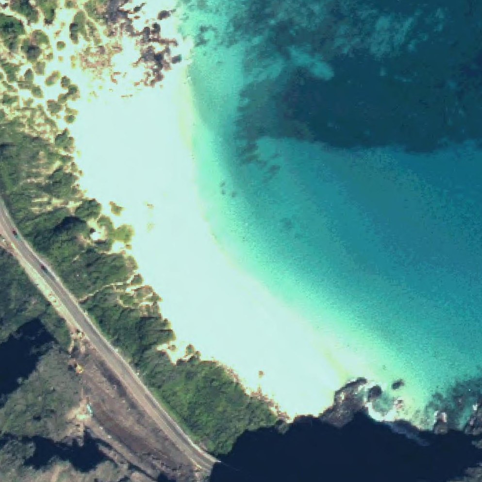 Aerial map of Makapuu Beach Park