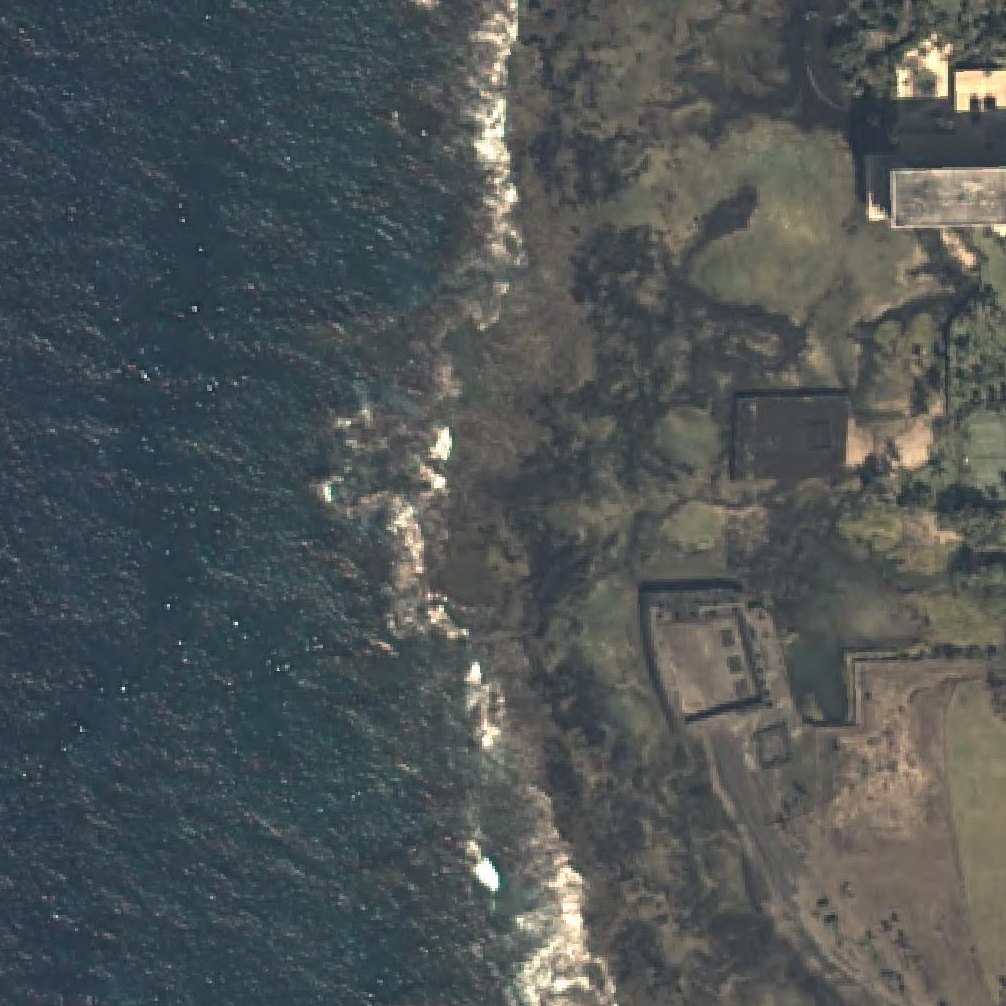 Aerial map of Makolea Beach