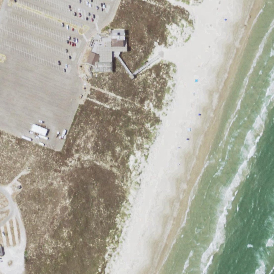Aerial map of Malaquite Beach