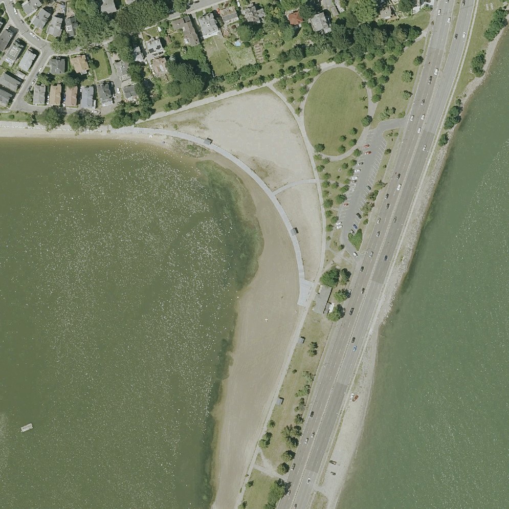 Aerial map of Malibu Beach