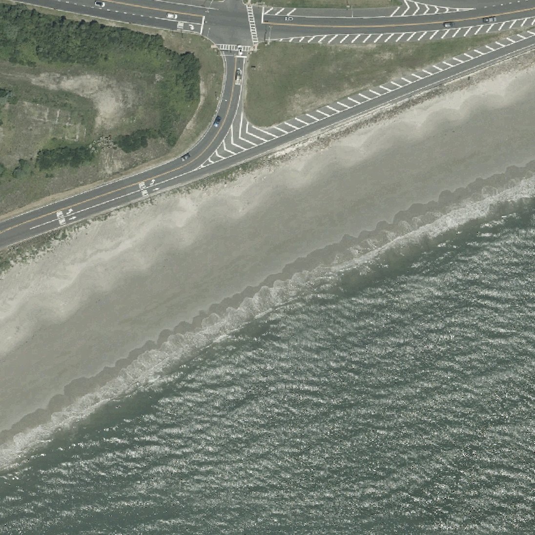 Aerial map of Malibu Beach