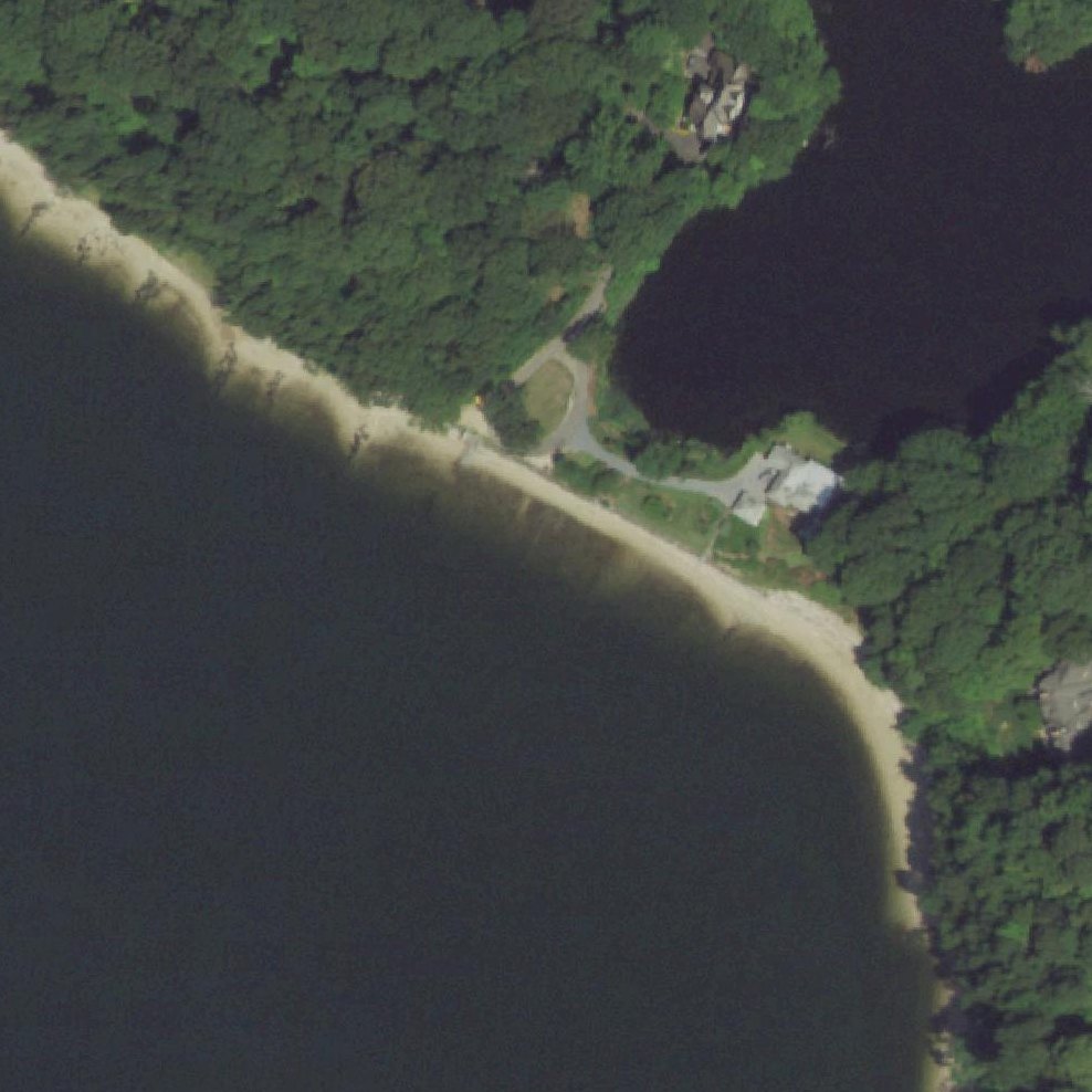 Aerial map of Mallard Beach
