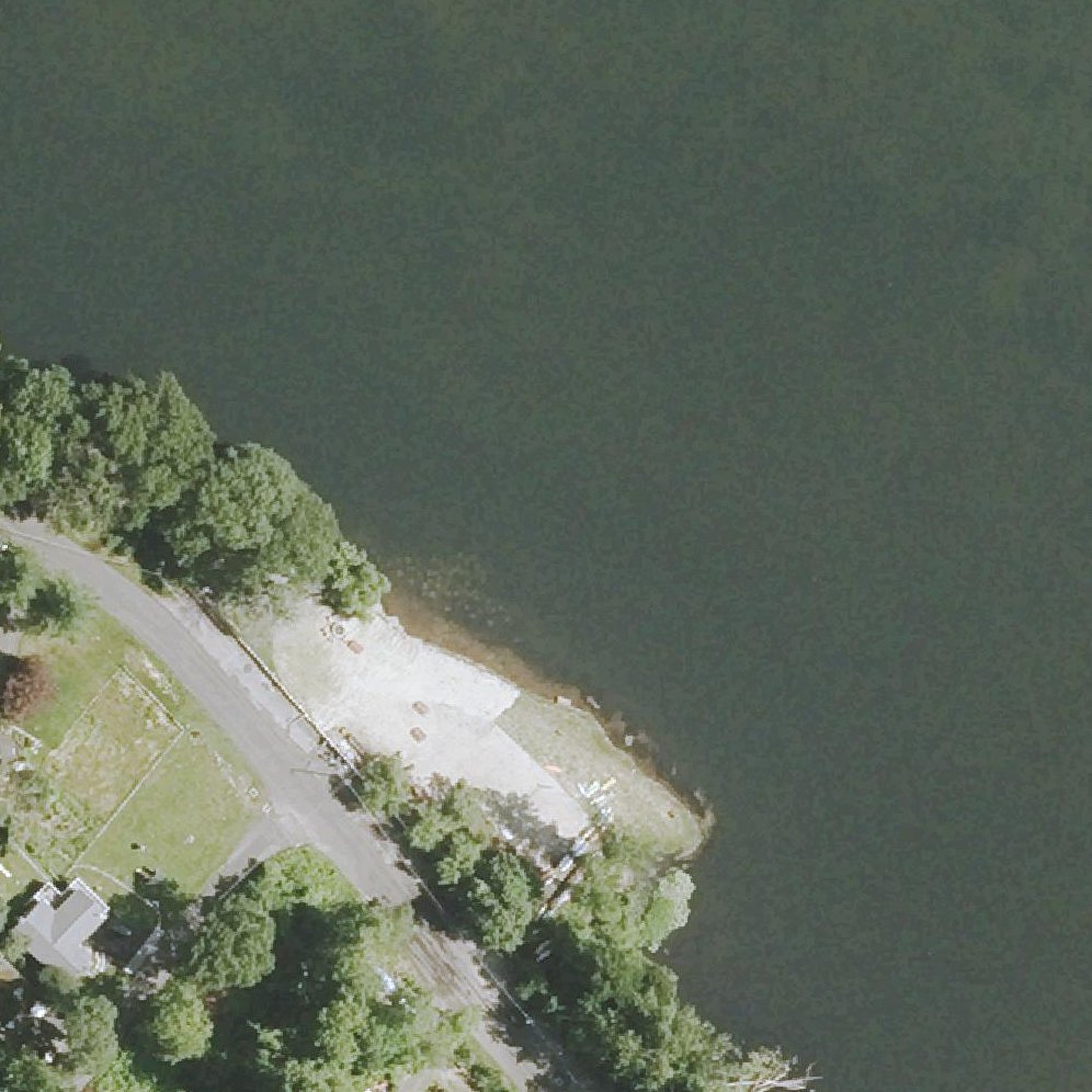 Aerial map of Mamanasco Beach