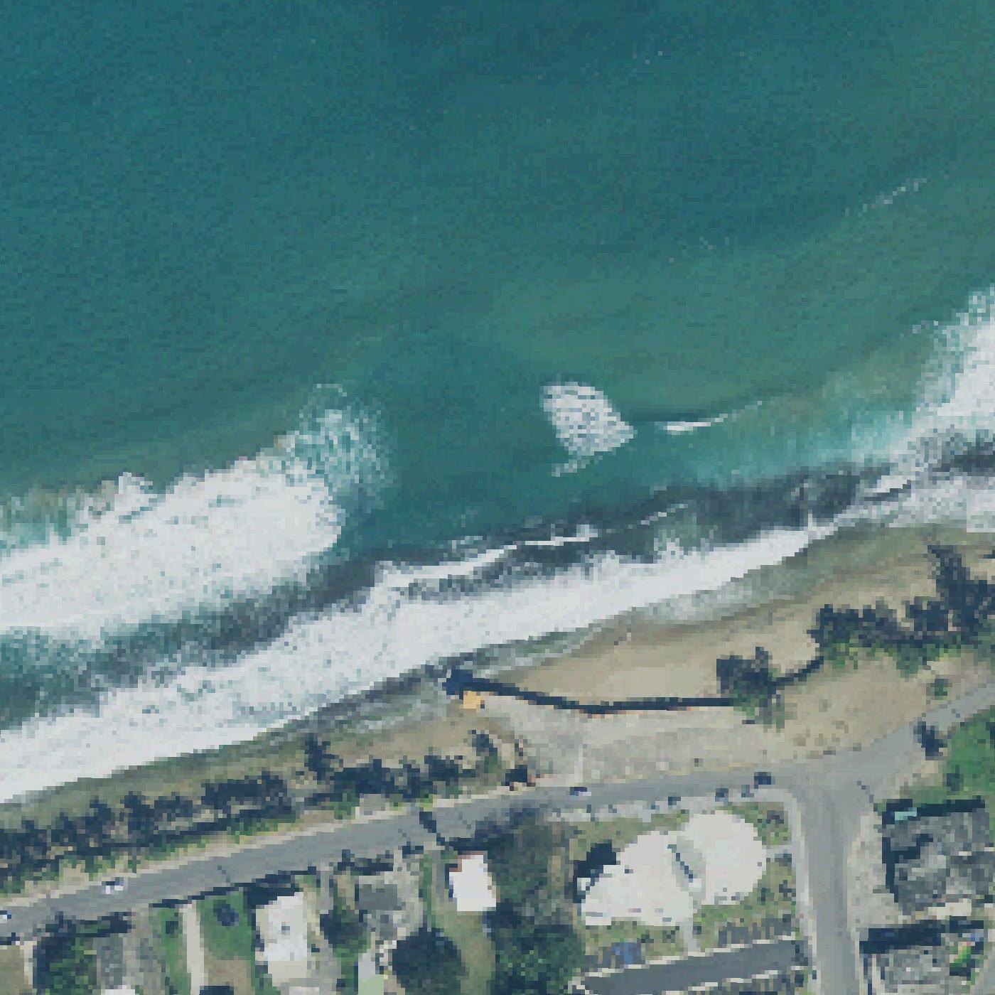 Aerial map of Mameyito Beach