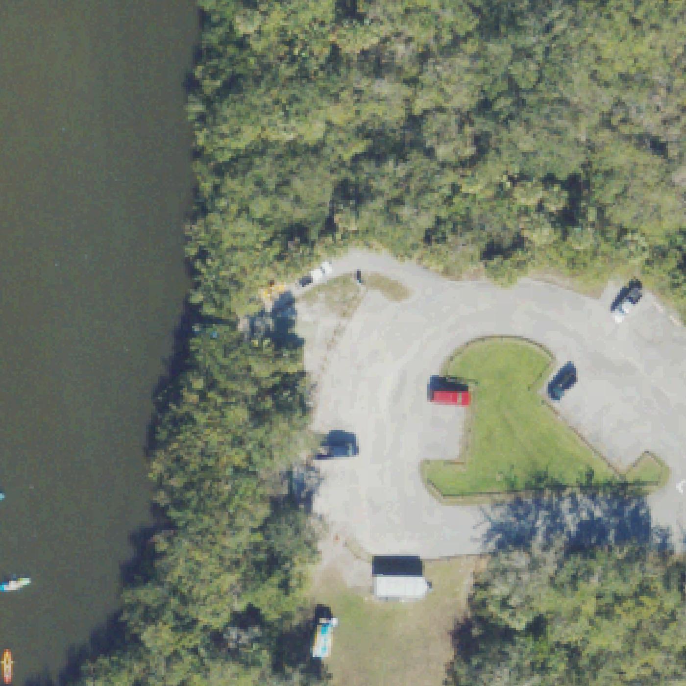 Aerial map of Manatee Cove Park