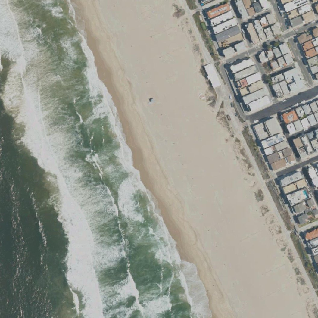 Aerial map of Manhattan Beach