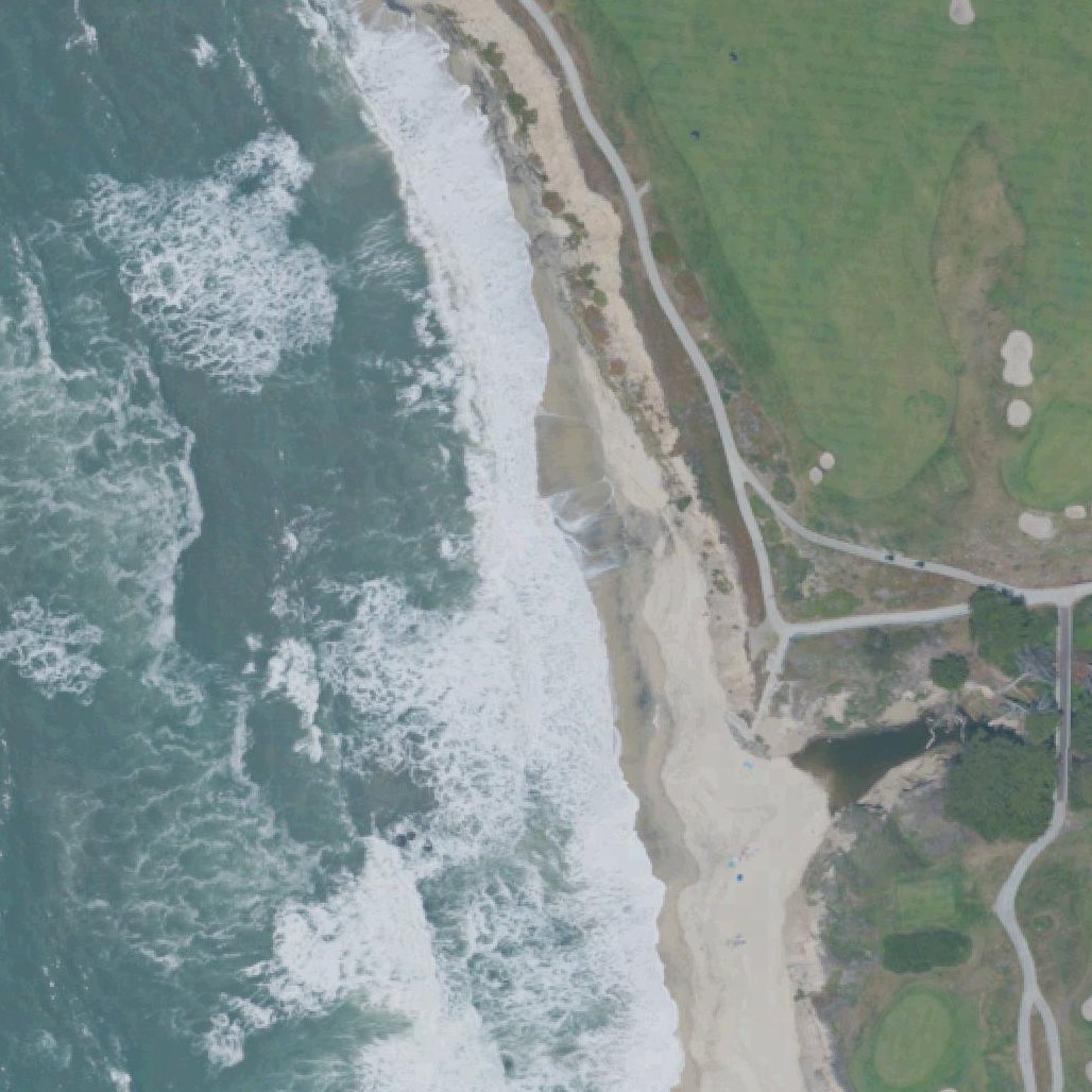 Aerial map of Manhattan Beach