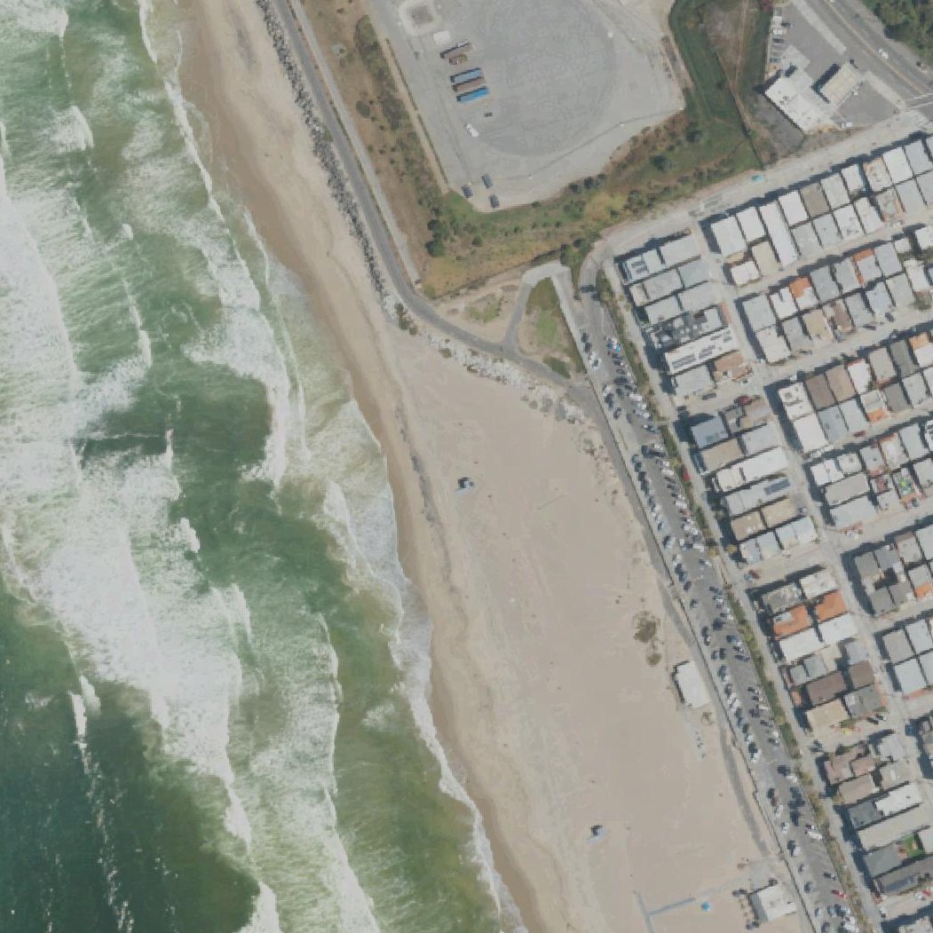 Aerial map of Manhattan Beach
