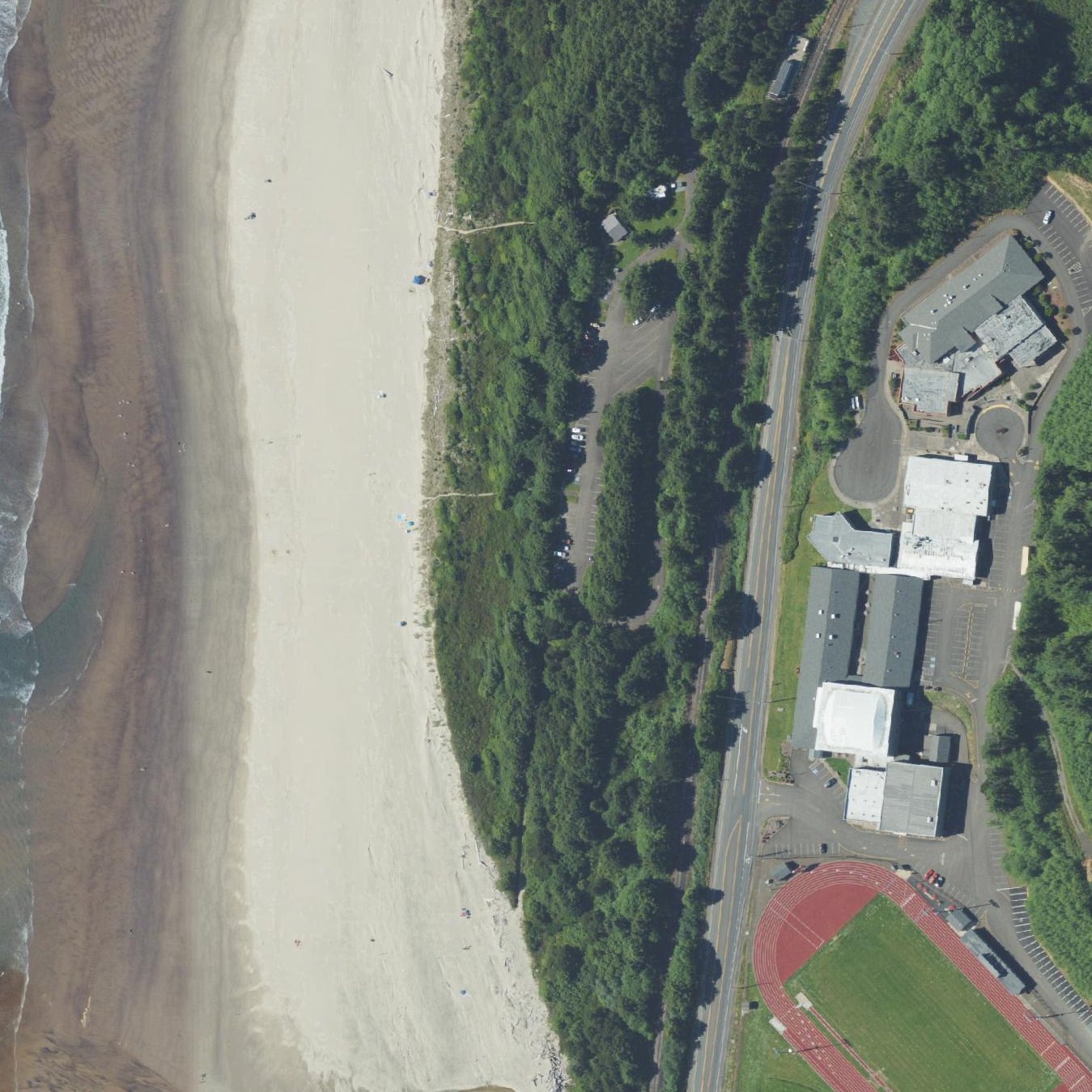 Aerial map of Manhattan Beach State Recreation Site