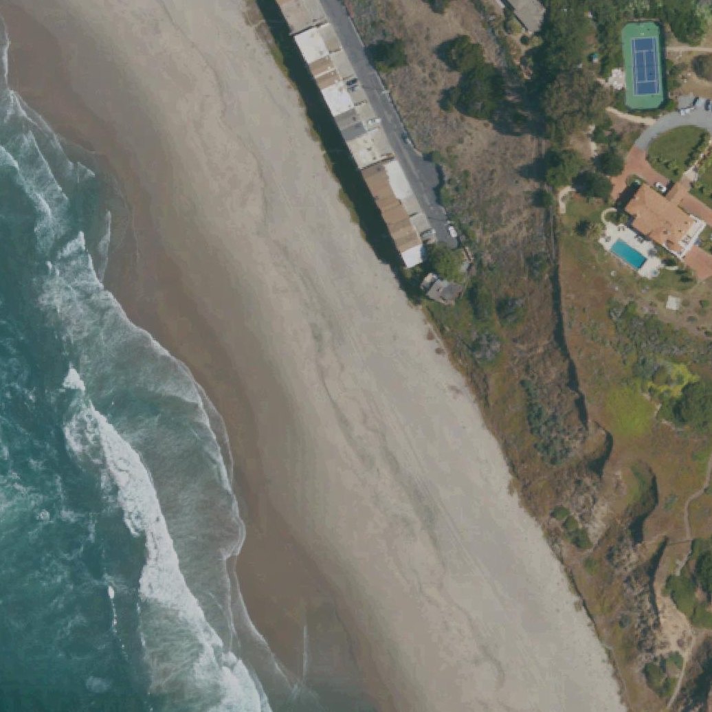 Aerial map of Manresa State Beach