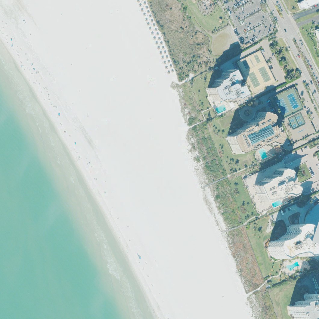 Aerial map of Marco Beach