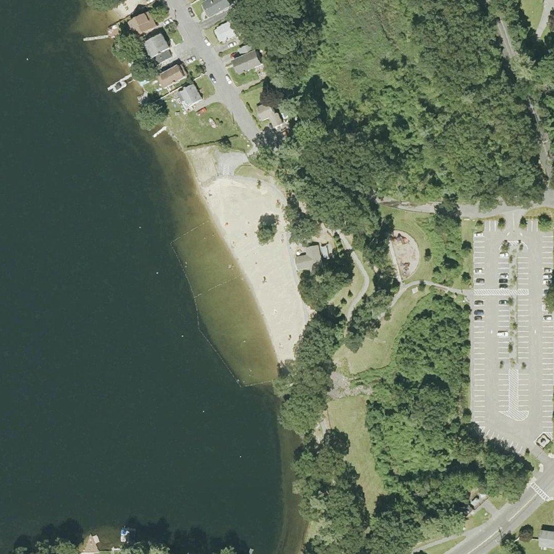 Aerial map of Marlborough Memorial Beach