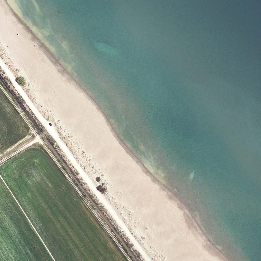 Aerial map of Marquesa Beach
