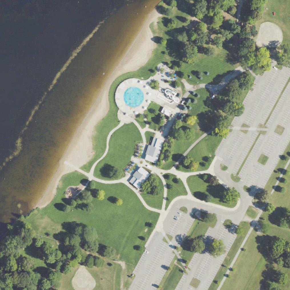 Aerial map of Martindale Beach