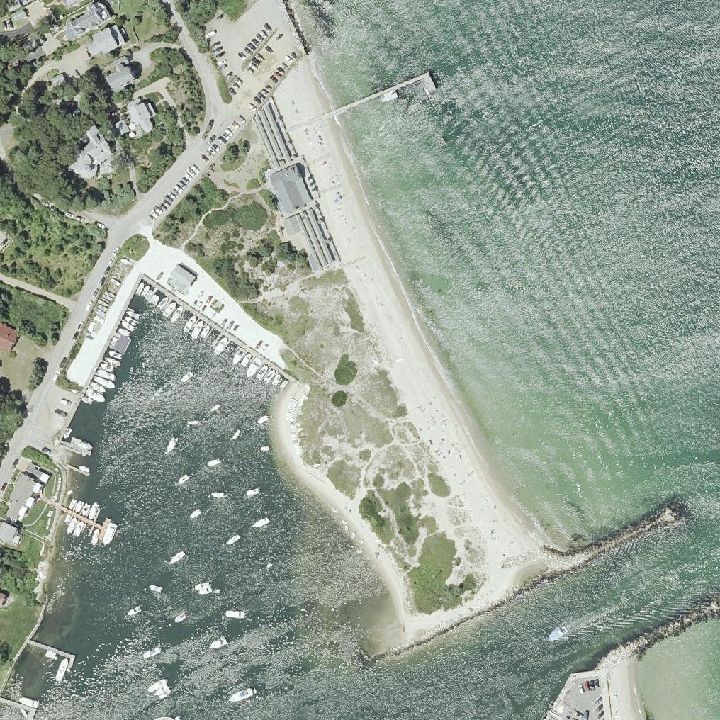 Aerial map of Martinelli Beach