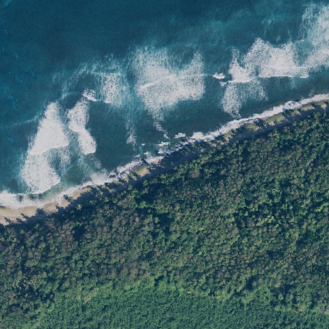 Aerial map of Martinica Beach