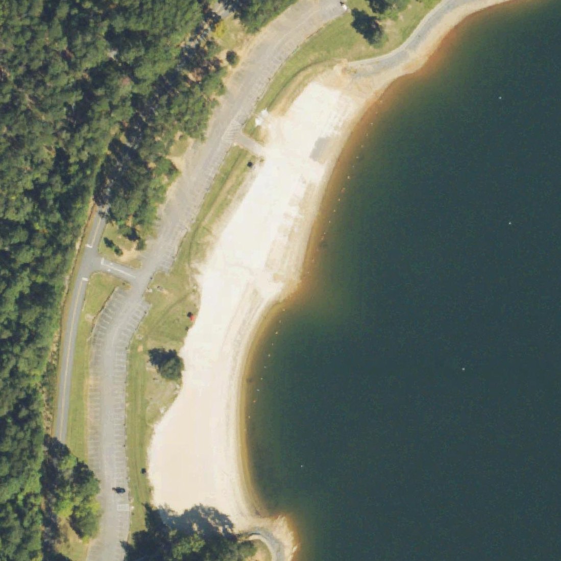 Aerial map of Mary Alice Park Beach
