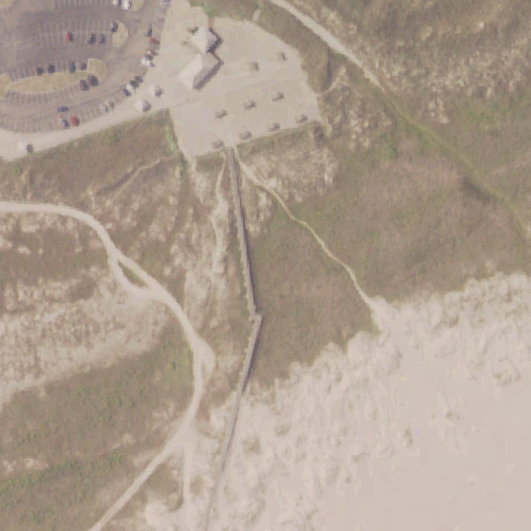 Aerial map of Matagorda Beach