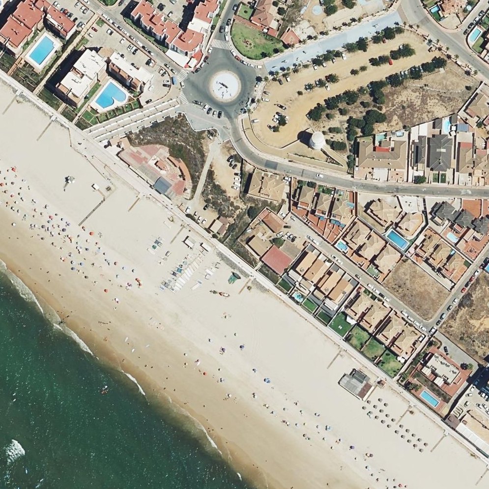 Aerial map of Matalascañas Beach