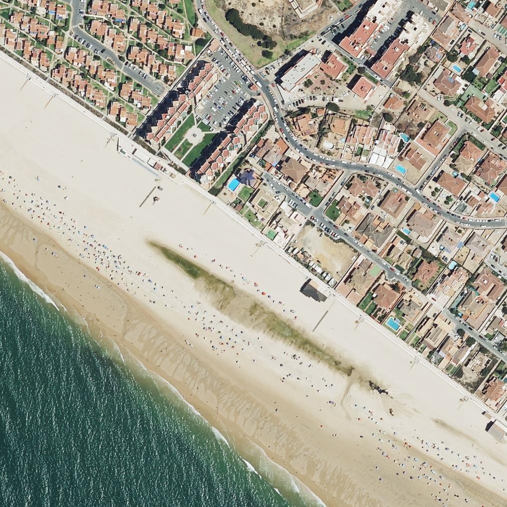 Aerial map of Matalascañas