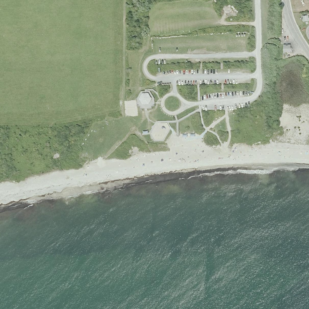 Aerial map of Matunuck Beach