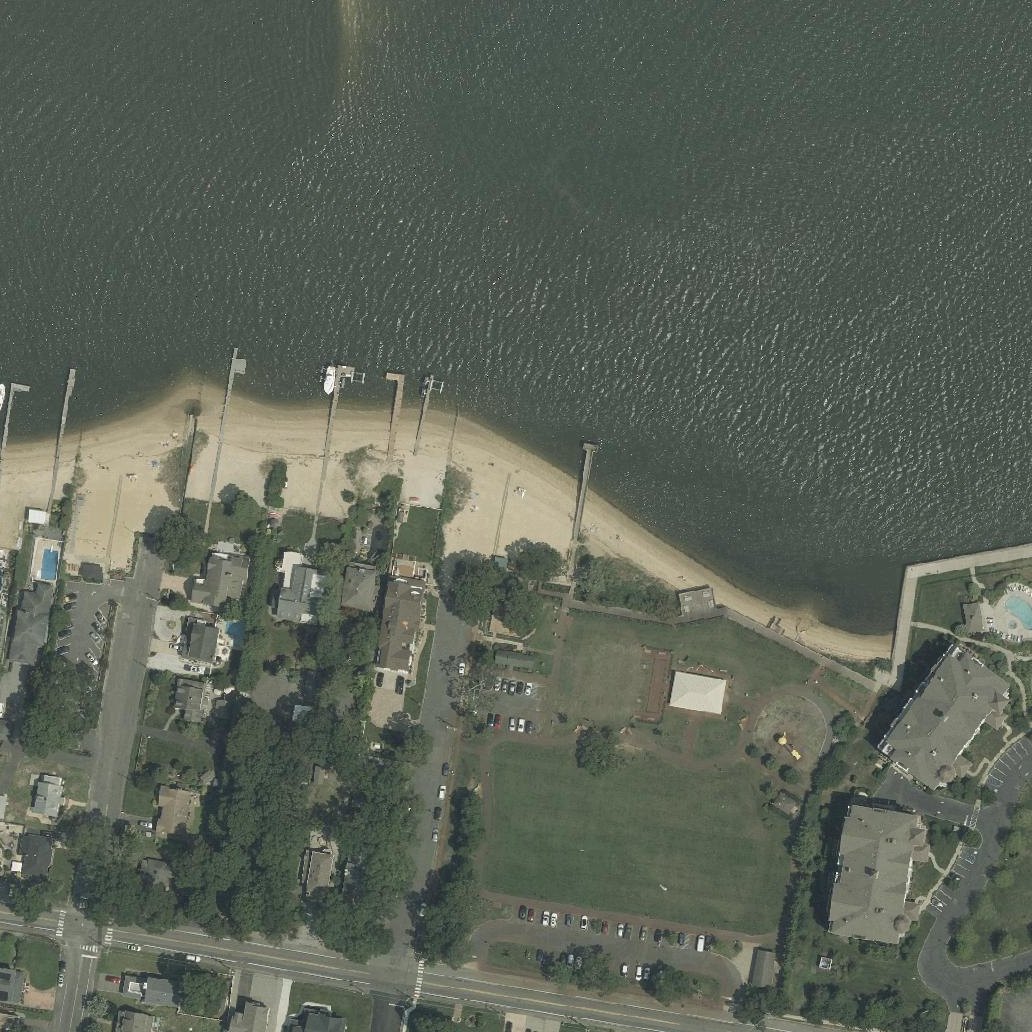 Aerial map of Maxson Avenue Beach