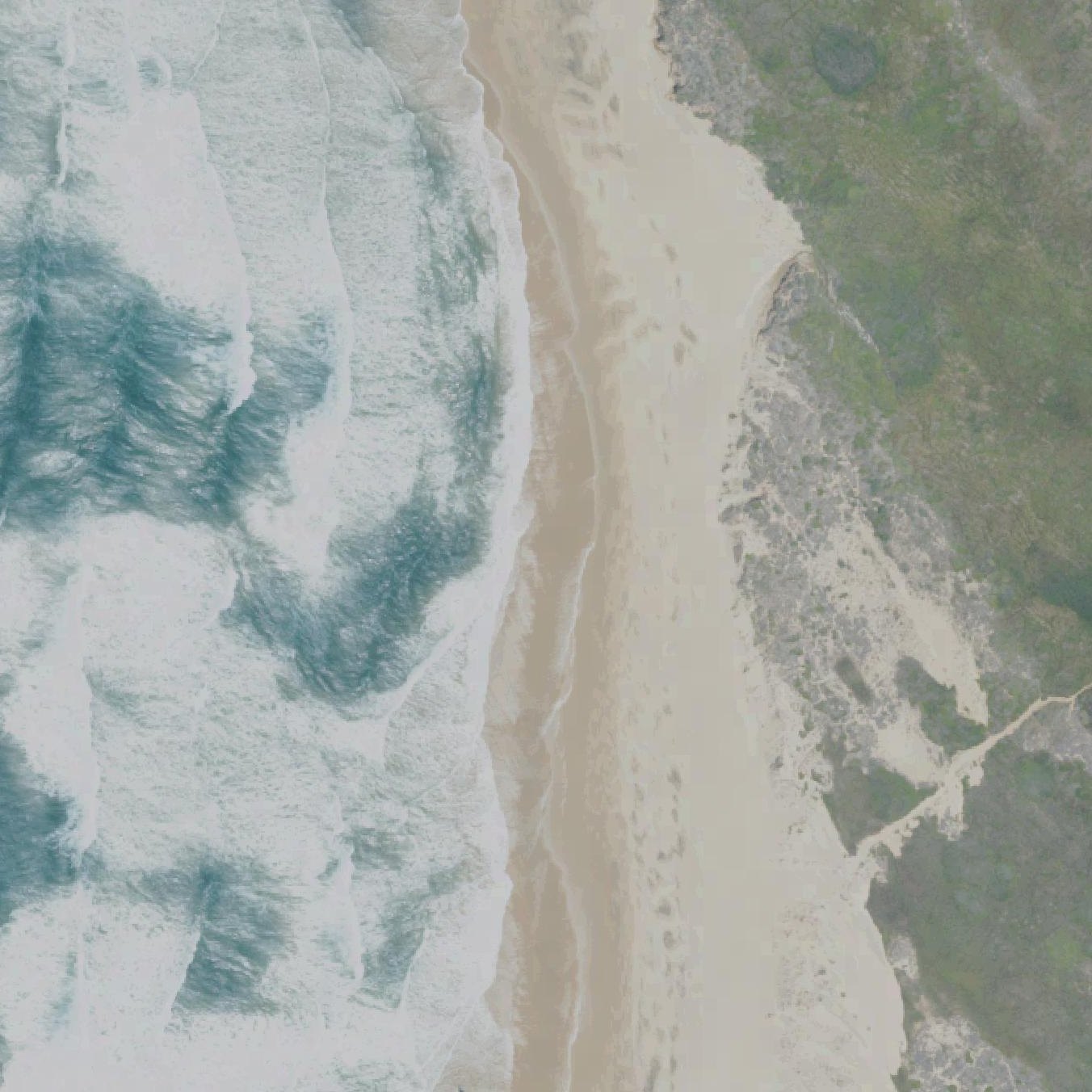 Aerial map of Mayal's Beach