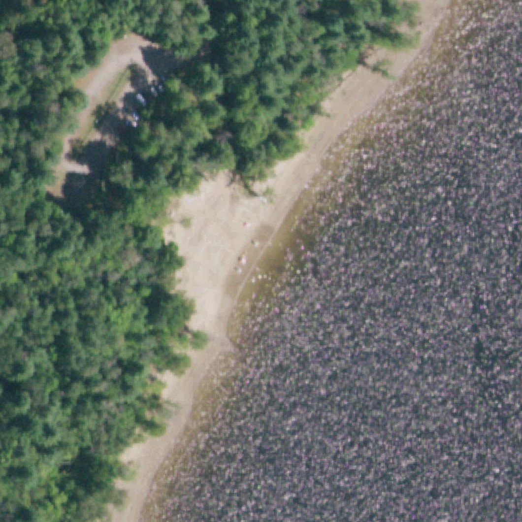 Aerial map of Mayfield Town Beach