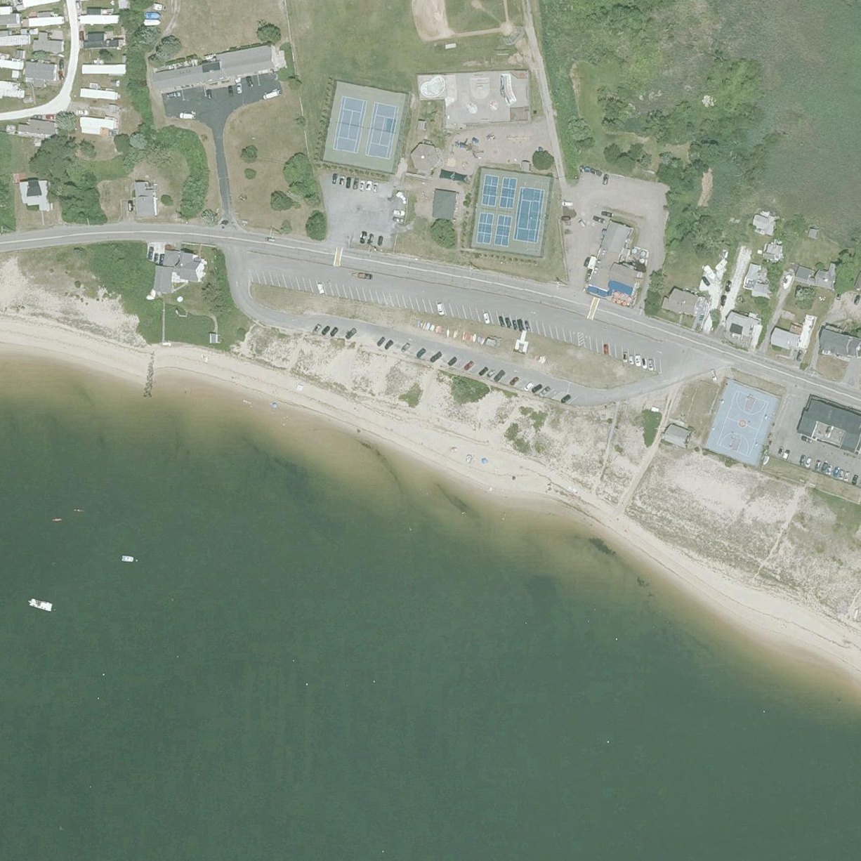 Aerial map of Mayo Beach