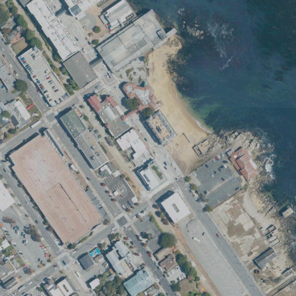Aerial map of McAbee Beach
