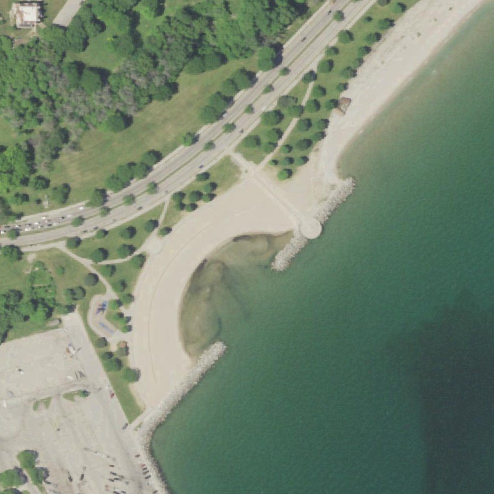 Aerial map of McKinley Beach