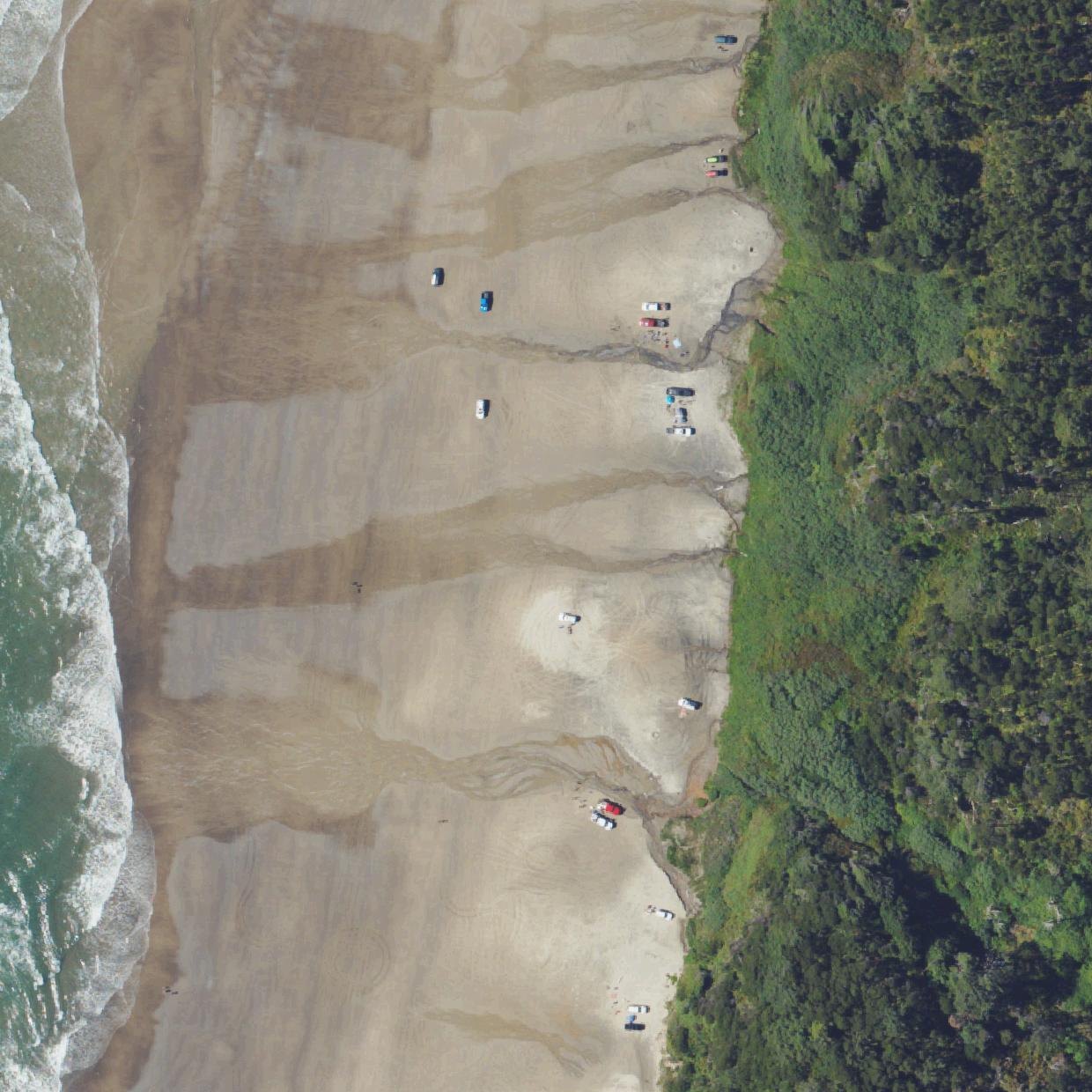 Aerial map of McPhillips Beach