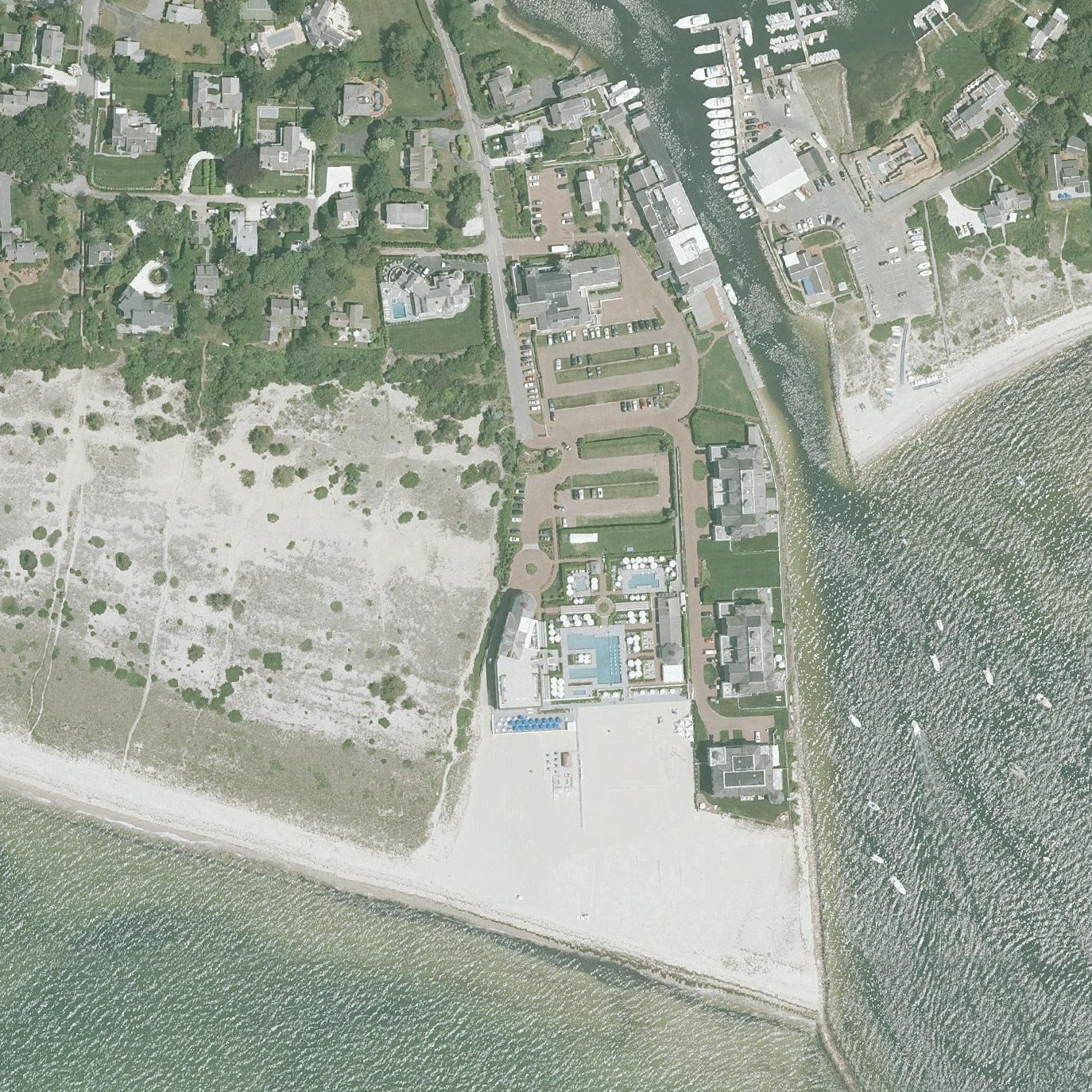 Aerial map of Merkel Beach