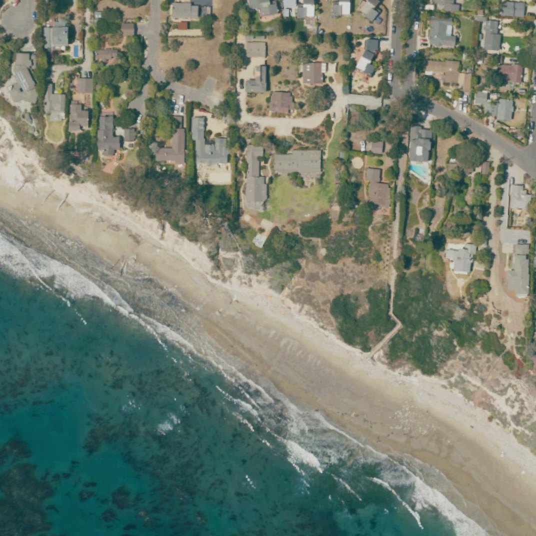 Aerial map of Mesa Lane Steps